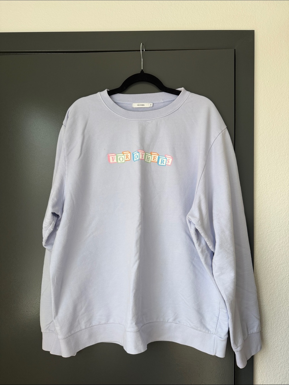 For Others Lavender Crew deck
